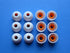 12 pcs (S) Small White Hybrid Replacement Set Earbuds, Eartips for Sony XBA, MDR, DR Series