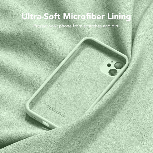 for iPhone 11 Phone Case, Compatible with MagSafe, Full Camera Protection, Slim Shockproof Case - Light Cyan