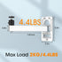 DAWASAPAT 1/4" Mini Projector Wall Mount- Adjustable Tilt&Swivel Hanging Projector Holder Wall Mount Hanger Rack Stand