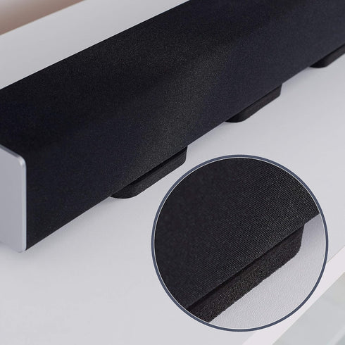 (4Pack) 3.5'' 2.5'' 0.65'' Sound Addicted Isolation Pads for Soundbar - Anti Vibrations Foam Pads Feet x x Suitable