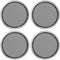 ACROPIX Universal 1.5" Round Car Speaker Grills Cover Mesh - Silver Tone Protector Case for Audio Speaker - Pack of 4