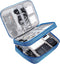 SELLYFELLY Electronic Bag Travel Cable Accessories Bag Waterproof Double Layer Electronics Organizer