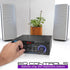 Pyle Wireless Bluetooth Stereo Power Amplifier, 200W 2 Channel Audio Receiver with RCA, USB, SD, MIC IN, FM Radio for