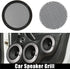X AUTOHAUX 8 Inch Car Metal Audio Speaker Grill Cover Mesh Woofer Horn Guard Decorative Circle Grille Protector with Screw Gold Tone