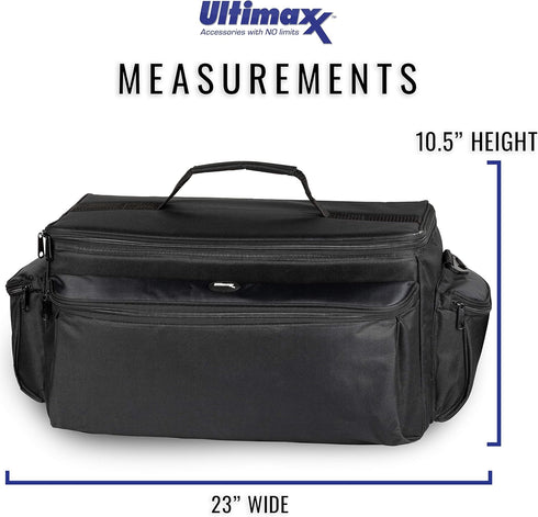 Photography Padded Camcorder Bag Case (Black) for Nikon, Canon, Sony, Pentax, Olympus, Panasonic, Fujifilm, Samsung &