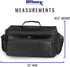 Photography Padded Camcorder Bag Case (Black) for Nikon, Canon, Sony, Pentax, Olympus, Panasonic, Fujifilm, Samsung &
