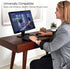 Verbatim Wireless Keyboard and Mouse Combo, Compact Silent 2.4GHz with USB Nano Receiver for Laptop, PC - Black