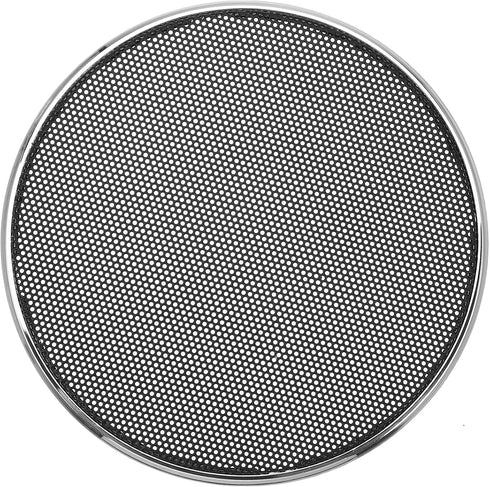 X AUTOHAUX 4 Inch Car Metal Audio Speaker Grill Cover Mesh Woofer Horn Guard Decorative Protector (Silver Tone)