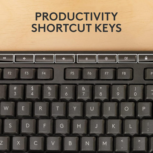 Logitech MK370 Combo for Business, Wireless Full-Size Keyboard and Mouse, Secure Logi Bolt USB Receiver