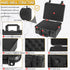 Protective Hard Case Shockproof Water-resistant with Customized DIY Foam Insert for Camera, 11 X 9.5 X 5-Inch