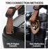 Ends,1.5"Wide Olive Green Camera Strap,Double Layer top-grain Cowhide Pure Cotton Woven Camera Strap,Adjustable