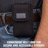 USA Gear Small Digital Camera Case with Carabiner, Belt Loop, Scratch Resistant for Nikon Coolpix, Kodak Pixpro,