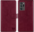 ZZXX Samsung Galaxy Note 20 Ultra Wallet Case with RFID Blocking, Leather Flip Fold Protective Case, Wine Red