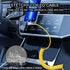 YACSEJAO Coiled USB Type C Cable Fast Charging 1.8m, 180° Double Rotating USB C Charger Cable for Home, Office