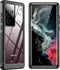 SPIDERCASE Designed for Samsung Galaxy S22 Ultra Case, Waterproof with Built-in Screen Protector, Heavy Duty - Black