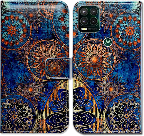 Moto G Stylus 5G Case, Bcov Leather Flip Phone Case Wallet Cover with Card Slot for Motorola Moto G Stylus 5G