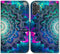 Galaxy A32 5G Case, Mandala Flower Leather Flip Wallet Cover with Card Slot Holder for Samsung Galaxy A32 5G