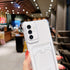 Tuokiou Clear Wallet Phone Case for Samsung Galaxy S24, Upgrade Clear Card Slot Case, Slim Fit Protective Soft TPU with
