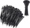 Bates 200 Pack Black 4 Inch Cable Zip Ties - Electrical Tie Wraps, Cord Ties