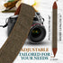 Art Tribute Brown Jeans Camera Strap, Real Denim for DSLR Camera, Universal Neck Shoulder Strap for Canon, Nikon
