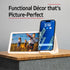 Smartpix Wireless Charging Station: 10W Charger, Desk Dock & Nightstand Accessory, 4x6 Photo Frame | Clutter-Free Design