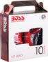 BOSS Audio Systems KIT-ZERO 10 Gauge Wiring Installation Kit for Car Amplifiers, Helps Connect Power to Radio and
