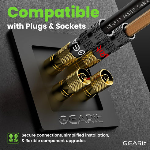 GearIT Pro Series 12 Gauge Speaker Wire Cable (30.4 Meters / 100 Feet / Black Clear) for Car Audio and Home Theater