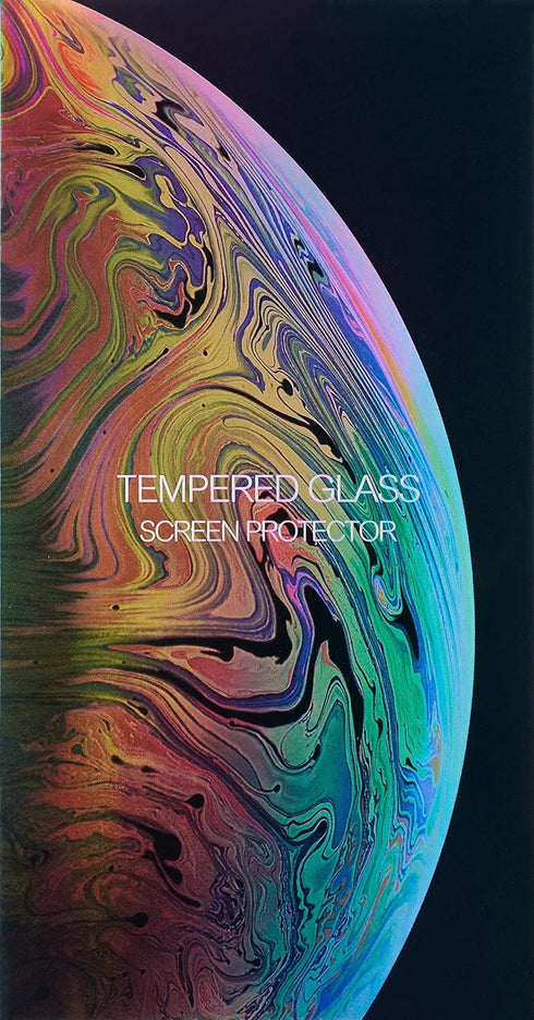 eTECH Full Coverage Tempered Glass Screen Protector for Apple iPhone 11 Pro Max/XS Max 6.5” - Black