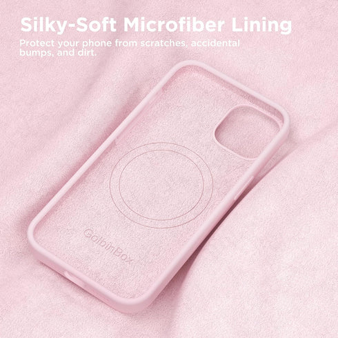 GolbinBox 13 14 6.1 inch, Magnetic for iPhone Case & iPhone Case, Compatible with MagSafe, [Soft Anti-Scratch
