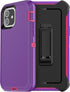 Defense iPhone 12 Case with Two Screen Protector Layer Rugged Heavy Duty for iPhone 12/iPhone Pro, 6.1 inch 2020 (Light