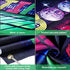 70s Theme Party Decorations, Large Colorful Disco Backdrop Banner, 70.8 x 15.7 Inches Birthday Party Supplies