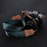 Padwa Lifestyle Dark Blue Green Camera Strap, 1.5" Wide Adjustable Neck Shoulder Strap for All DSLR Cameras, Gift for