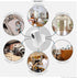 Screwless Tilted Wall Mount Kit for Wyze Cam Pan, VHB Stick On, Full Tilt & Pan Function, Strong Adhesive Mount, White