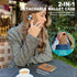 TUCCH Case for iPhone 15, Removable Card Wallet, RFID Blocking, Magnetic Wireless Charging, Brown, Compatible with