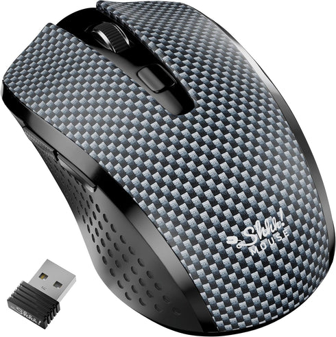 Silent Wireless Mouse, Computer Mouse for Laptop, USB, Chromebook, Cordless, Quiet Mouse