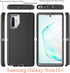 Note 10 Plus Case with Self Healing Flexible TPU Film and Camera Lens Protective Film, YmhxcY Heavy Protection Cover