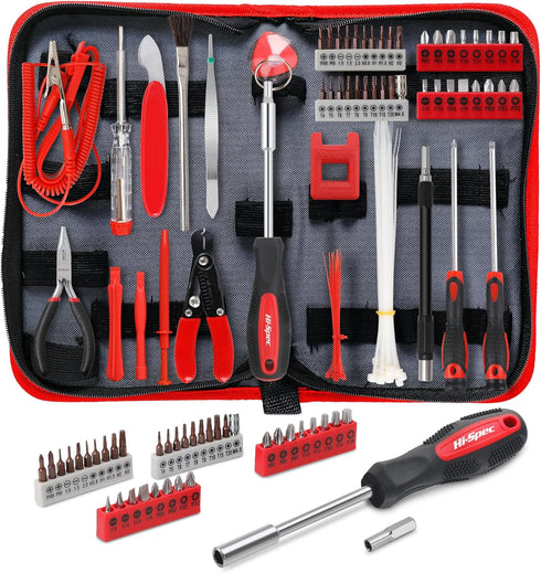 Hi-Spec 56pc Electronics Repair & Opening Tool Kit Set for Laptops, Devices, Computers, PC Building & Gaming Accessories