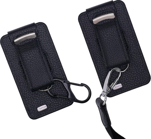 Fitted Leather Case with Screen Protector for Dexcom G7/G6 Receiver, Lanyard Included, Pink