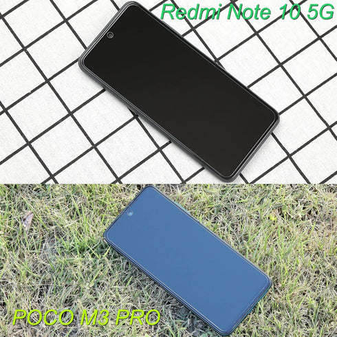 Ibywind Screen Protector for Redmi Note 10 5G/Poco M3 Pro 5G with 2Pcs Tempered Glass and Camera Lens Protector