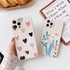 Jmltech Compatible with iPhone 12 Pro Max, Cute Design Soft Silicone Camera Protection Heart Phone Case for Women