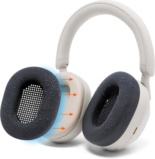 WC SweatZ XM5 Protective Headphone Ear Covers for Sony WH1000XM5, Sweatproof & Easily Washable, Only Compatible with