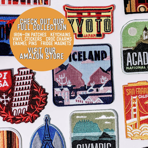 Vagabond Heart Moscow Sticker - Weatherproof Vinyl Russia Souvenir Decal - Nesting Russian Doll/Matryoshka