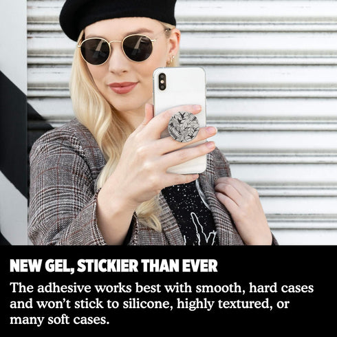 PopSockets Phone Grip with Expanding Kickstand, Mono Jungle for Phone