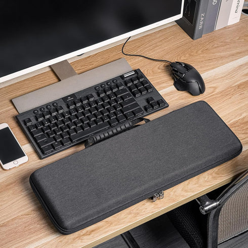 Geekria TKL Keyboard+Mouse Combo Case, Hard Shell Travel Bag for TKL 80% Compact 87 Key Mechanical Gaming Keyboard
