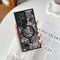 XIZYO Floral Rose Magnetic Case for Samsung Galaxy S23 Ultra, Slim TPU, Shockproof, MagSafe Compatible, Black Aesthetic.
