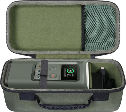 co2CREA Hard Case Compatible with Anker PowerCore Reserve 192Wh Power Bank 60,000mAh LiFePO4 Portable Charger, Green