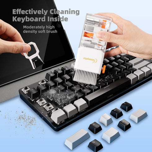 Laptop Screen Keyboard Cleaner Kit, Electronics Cleaning Tool for MacBook iPad iPhone Pro, Compact Brush Tool for