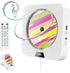 Portable CD Player with Bluetooth, Wall Mountable, FM Radio, Built-in Speakers, USB Port, AUX Input