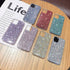 iPhone 12 & 12 Pro Case - Gel Clear Glitter Sparkle Bling Rubber Slim Soft Silicone TPU Protective Cover (Pink)