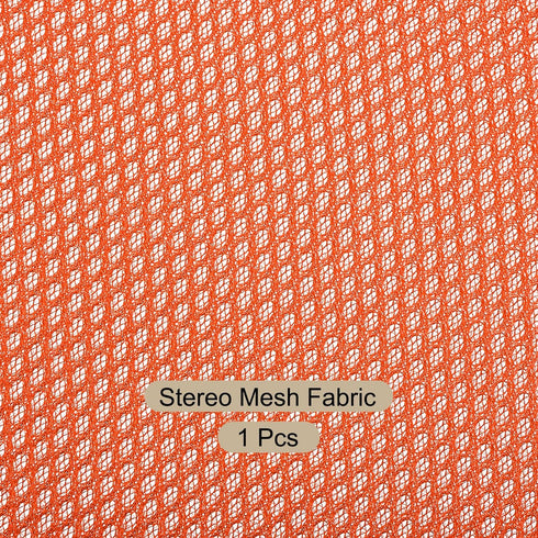 Speaker Grill Cloth Protective Dustproof Fabric for Home Speaker Repair - Orange, 19.7 Inch x 59 Inch